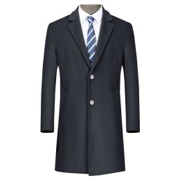 製造雙面呢西裝外套 訂購中長款單排兩粒鈕外套 炭灰色 西裝外套中心 50%polyester 50%羊毛 DMS5002 CHENSHANG 900克 SKMS076 製造雙面呢西裝外套 訂購中長款單排兩粒鈕外套 炭灰色 西裝外套中心 50%polyester 50%羊毛 DMS5002 CHENSHANG 900克 SKMS076